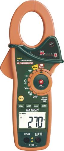 Extech EX810 Stromzange, Hand-Multimeter digital IR-Thermometer CAT III 600V Anzeige (Counts): 4000 von Extech