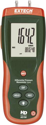 Extech HD700 Druck-Messgerät Luftdruck 0 - 0.1378 bar von Extech