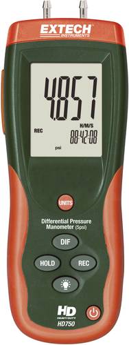 Extech HD750 Druck-Messgerät Luftdruck 0 - 0.3447 bar von Extech