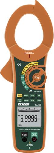 Extech MA1500 Stromzange, Hand-Multimeter digital CAT III 1000 V, CAT IV 600V Anzeige (Counts): 4000 von Extech