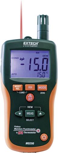 Extech MO290-EU Luftfeuchtemessgerät (Hygrometer) 0% rF 99% rF Taupunkt-/Schimmelwarnanzeige von Extech