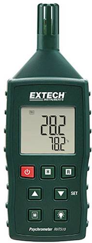 Extech RHT510 Luftfeuchtemessgerät (Hygrometer) 10% rF 95% rF Taupunkt-/Schimmelwarnanzeige von Extech