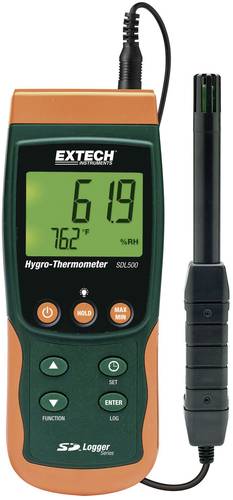 Extech SDL500 Luftfeuchtemessgerät (Hygrometer) 5% rF 95% rF Datenloggerfunktion, Taupunkt-/Schimme von Extech