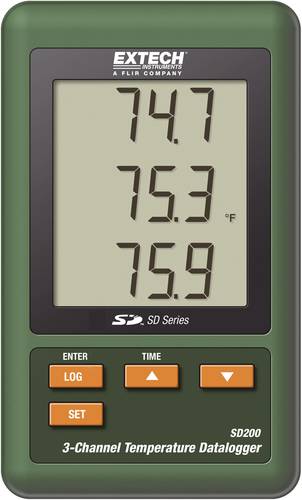 Extech Temperatur-Datenlogger SD200 Messgröße Temperatur -100 bis 1300°C von Extech