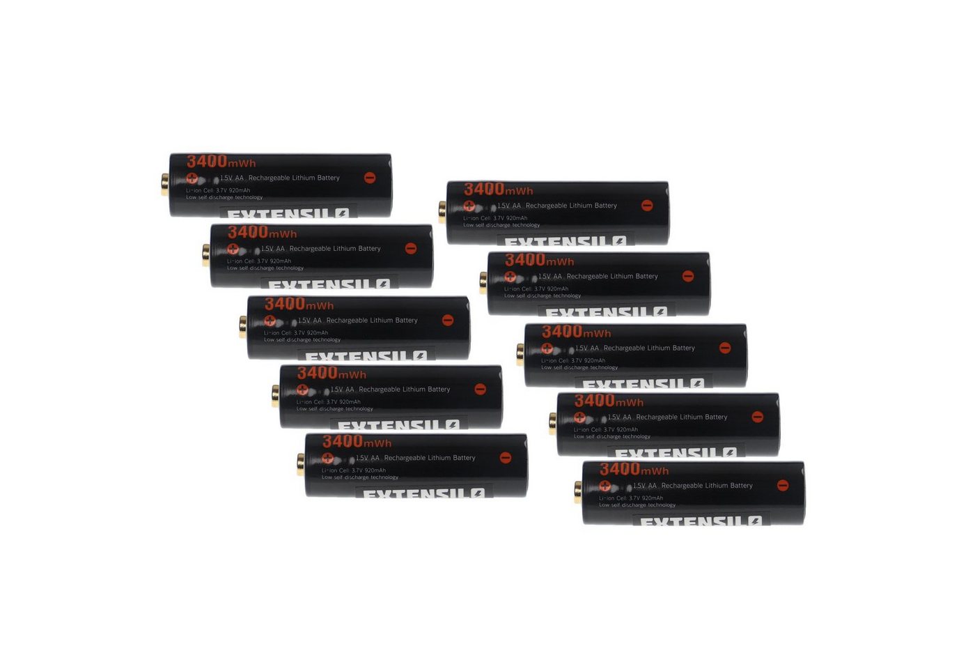 Extensilo für Medizin / Fernbedienung / Taschenlampe / E-Zigarette / Spielzeug Akku Li-Ion 920 mAh von Extensilo