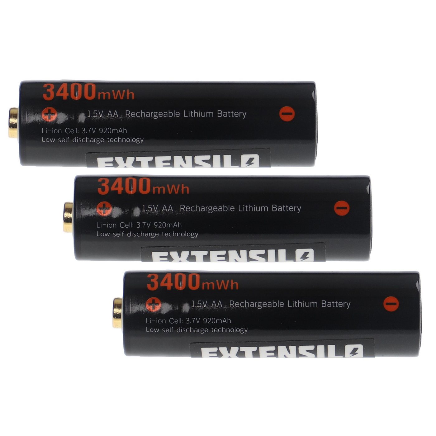 Extensilo für Medizin / Fernbedienung / Taschenlampe / E-Zigarette / Spielzeug Akku Li-Ion 920 mAh von Extensilo