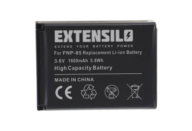 Extensilo Ersatz für Aiptek NP170, CB170, NP-170, 084-07042L-062, CB-170 für Kamera-Akku Li-Ion 1600 mAh (3,6 V) von Extensilo