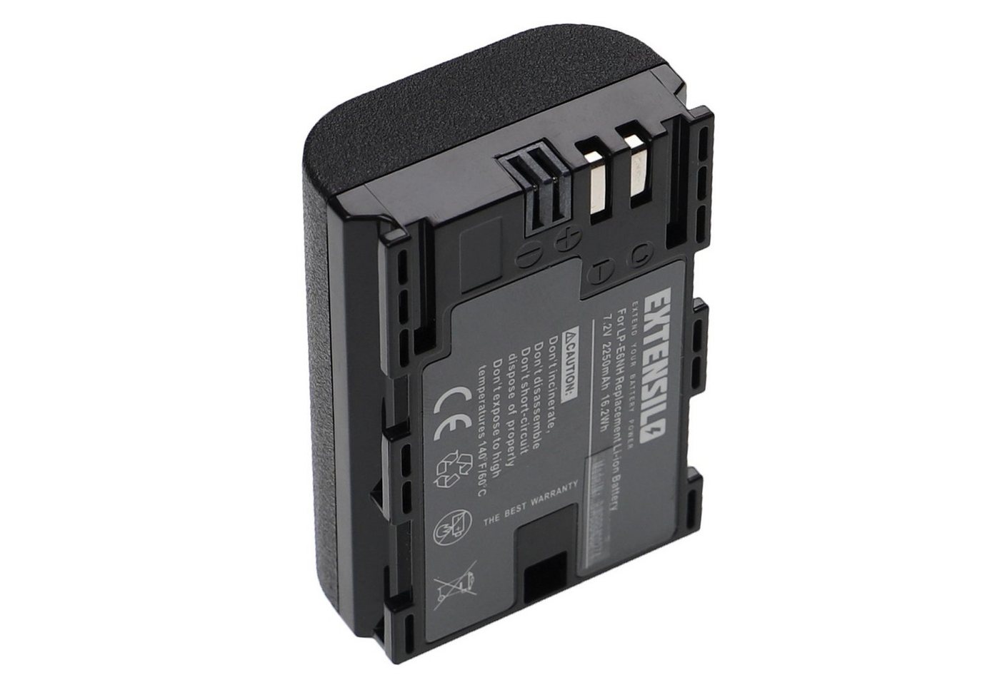 Extensilo Ersatz für Canon LP-E6, LP-E6NH für Digitalkamera / Kamera (2250 mAh, Kamera-Akku Li-Ion 2250 mAh von Extensilo