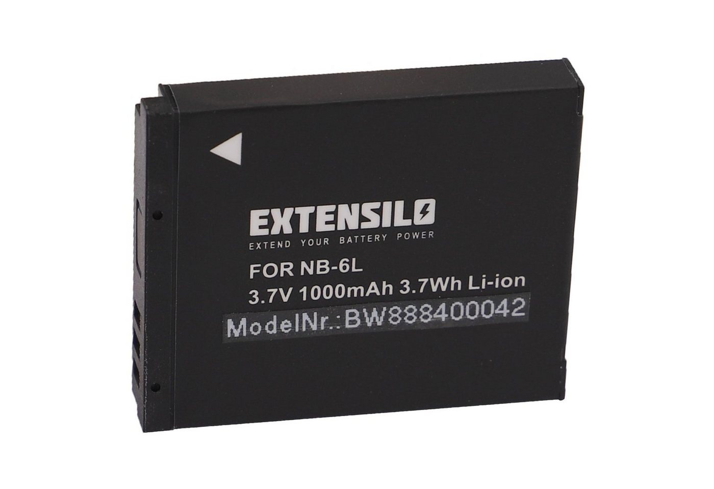 Extensilo Ersatz für Canon NB-6L für Kamera / Foto / Kompaktkamera (1000 mAh, Kamera-Akku Li-Ion 1000 mAh von Extensilo