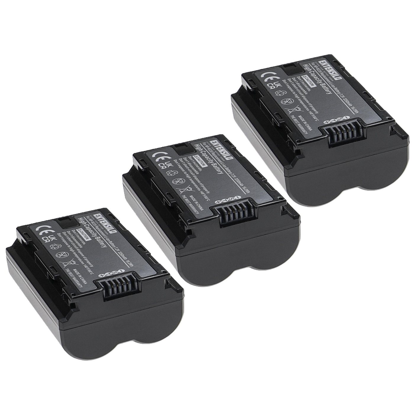 Extensilo Ersatz für Fuji / Fujifilm NP-W235 für Digitalkamera / Kamera (2250 Kamera-Akku Li-Ion 2250 mAh von Extensilo