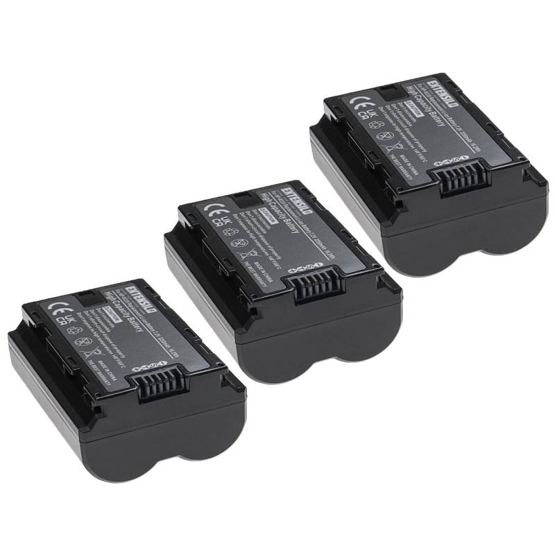 Extensilo Ersatz für Fuji / Fujifilm NP-W235 für Digitalkamera / Kamera (2250 Kamera-Akku Li-Ion 2250 mAh von Extensilo