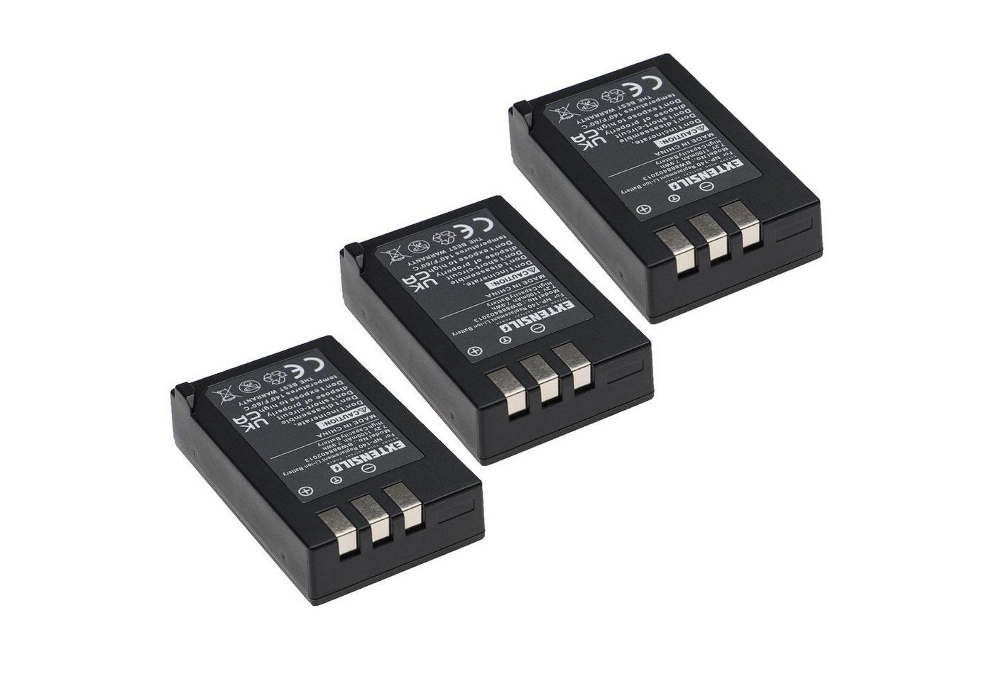 Extensilo Ersatz für Fujifilm NP-140 für Kamera-Akku Li-Ion 1100 mAh (7,2 V) von Extensilo