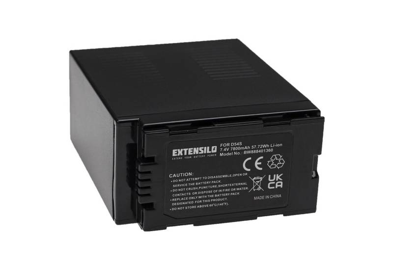 Extensilo Ersatz für Hitachi DZ-BP28, DZ-BP16 für Digitalkamera / Kamera / Kamera-Akku Li-Ion 7800 mAh von Extensilo