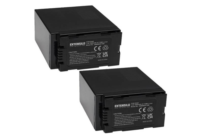 Extensilo Ersatz für Hitachi DZ-BP28, DZ-BP16 für Digitalkamera / Kamera / Kamera-Akku Li-Ion 7800 mAh von Extensilo