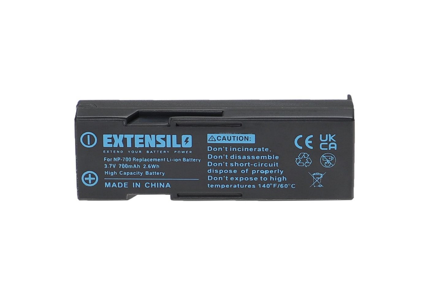 Extensilo Ersatz für Konica Minolta NP-700 für Digitalkamera / Kamera (700 mAh, Kamera-Akku Li-Ion 700 mAh von Extensilo