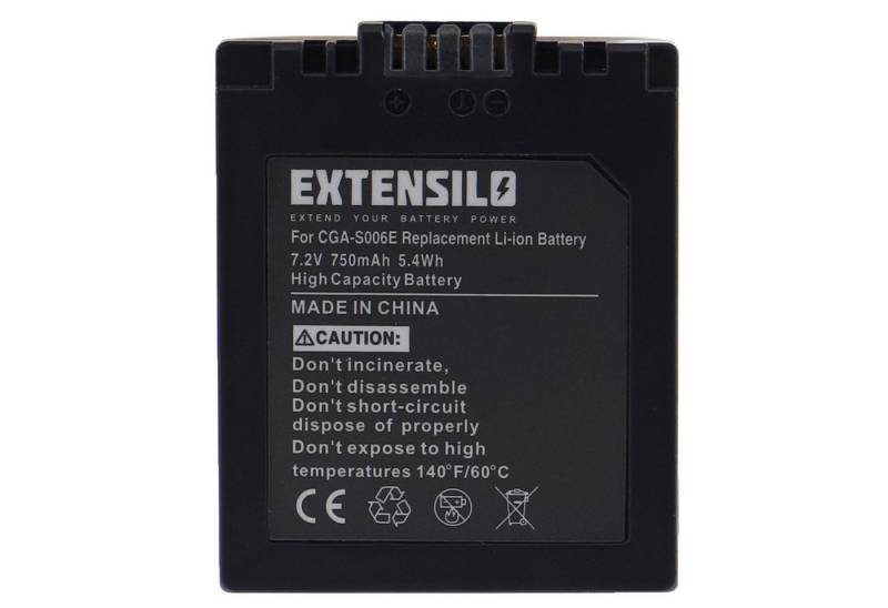 Extensilo Ersatz für Leica BP-DC5 für Kamera-Akku Li-Ion 750 mAh (7,2 V) von Extensilo