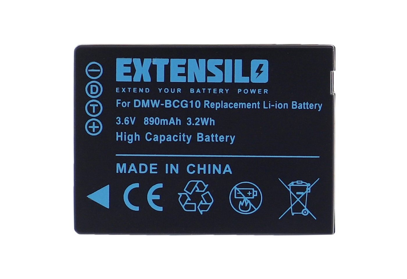 Extensilo Ersatz für Leica BP-DC7, BP-DC7E für Kamera-Akku Li-Ion 890 mAh (3,6 V) von Extensilo