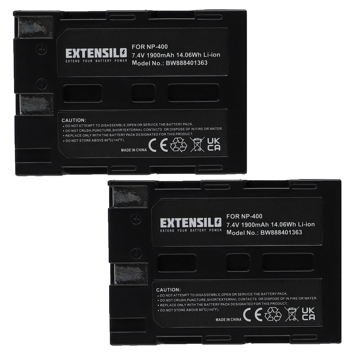 Extensilo Ersatz für Pentax D-LI50 für Kamera-Akku Li-Ion 1900 mAh (7,4 V) von Extensilo