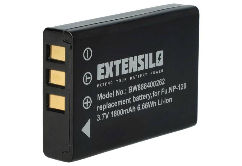 Extensilo Ersatz für RCA RD2400A-BAT für Kamera-Akku Li-Ion 1800 mAh (3,7 V) von Extensilo