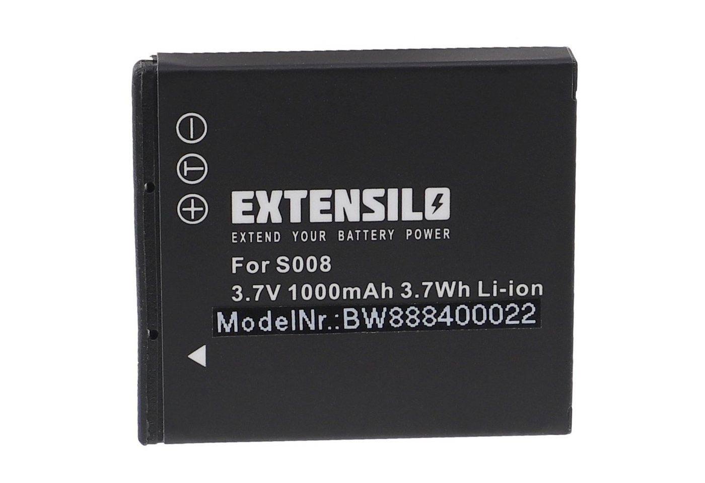 Extensilo Ersatz für Ricoh DB-70 für Kamera / Foto / Kompaktkamera (1000 mAh, Kamera-Akku Li-Ion 1000 mAh von Extensilo