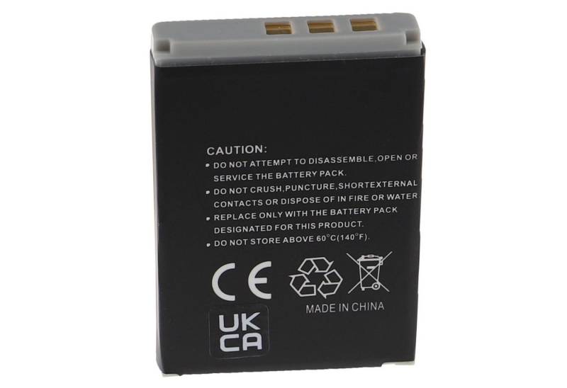 Extensilo Ersatz für Sanyo 02491-0015-00 für Kamera-Akku Li-Ion 800 mAh (3,7 V) von Extensilo