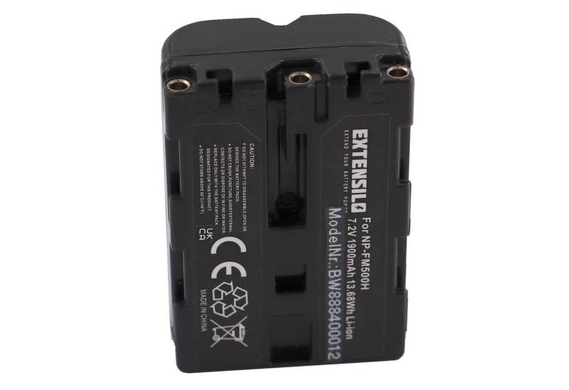 Extensilo Ersatz für Sony NP-FM500H für Digitalkamera / Kamera (1900 mAh, 7,2 V, Kamera-Akku Li-Ion 1900 mAh von Extensilo