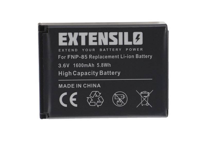 Extensilo Ersatz für Toshiba PA3985, PA3985U-1BRS für Kamera-Akku Li-Ion 1600 mAh (3,6 V) von Extensilo