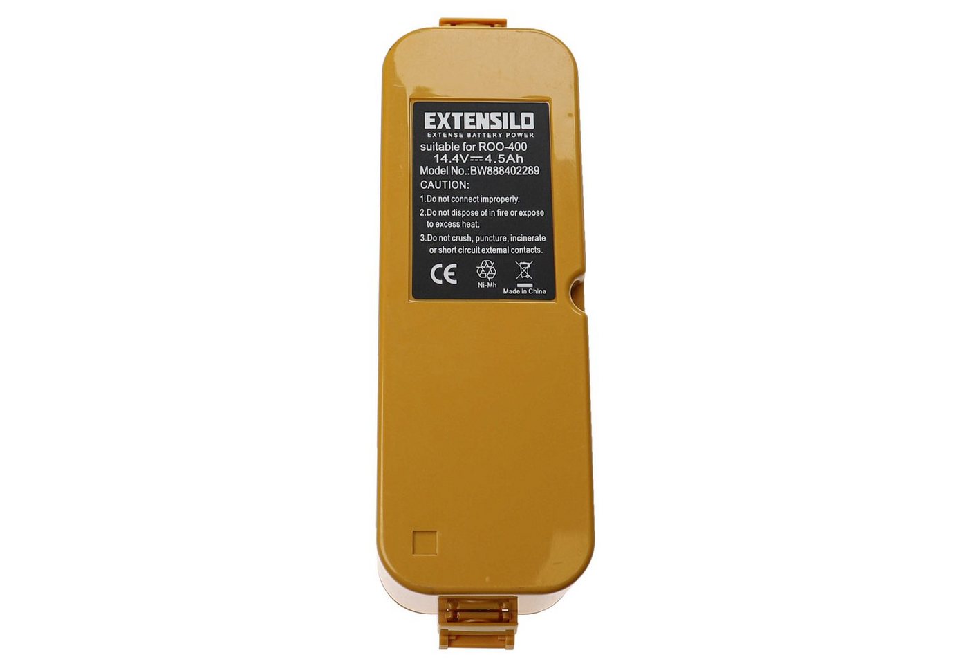Extensilo passend für Ambrogio Robby, Robby Home XR, Robby Deluxe Staubsauger / Staubsauger-Akku NiMH 4500 mAh von Extensilo