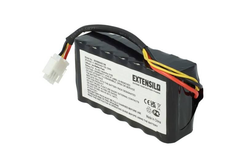 Extensilo passend für Brill Roboliner 474011 Rasenmäher / Mähroboter (6800 mAh, Akku Li-Ion 6800 mAh von Extensilo