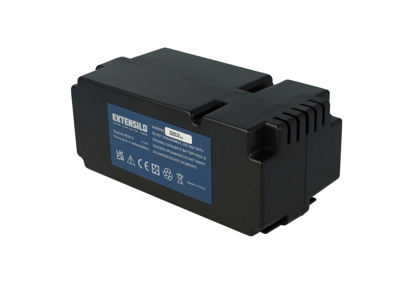 Extensilo passend für Florabest FMR 600 A1 Rasenmäher / Mähroboter (2500 mAh, Akku Li-Ion 2500 mAh von Extensilo