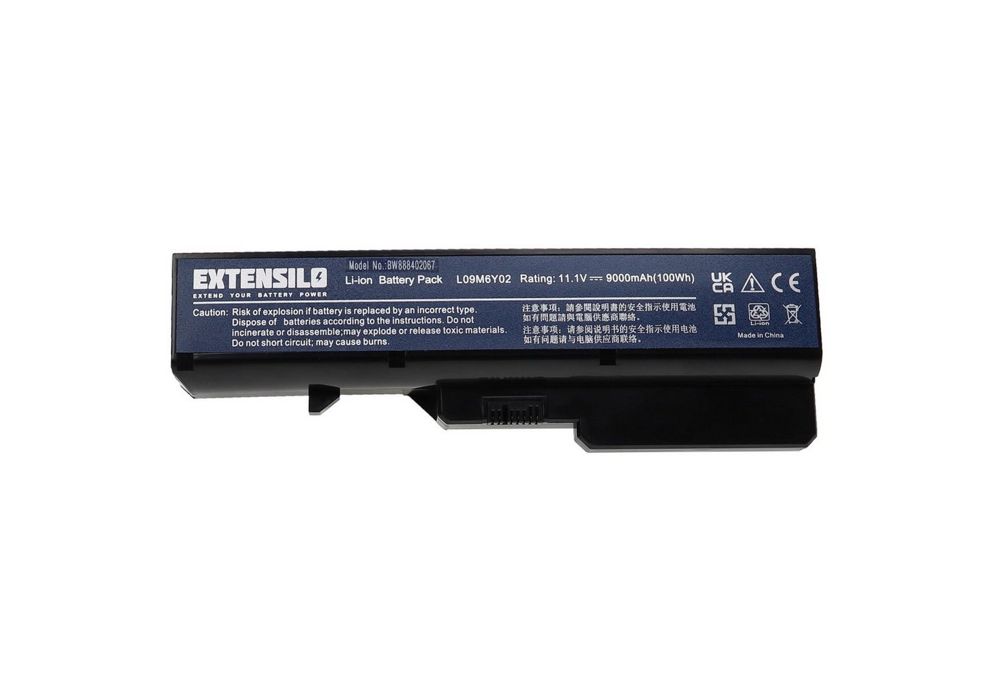 Extensilo kompatibel mit Lenovo IdeaPad Z575 Laptop-Akku Li-Ion 9000 mAh (11,1 V) von Extensilo