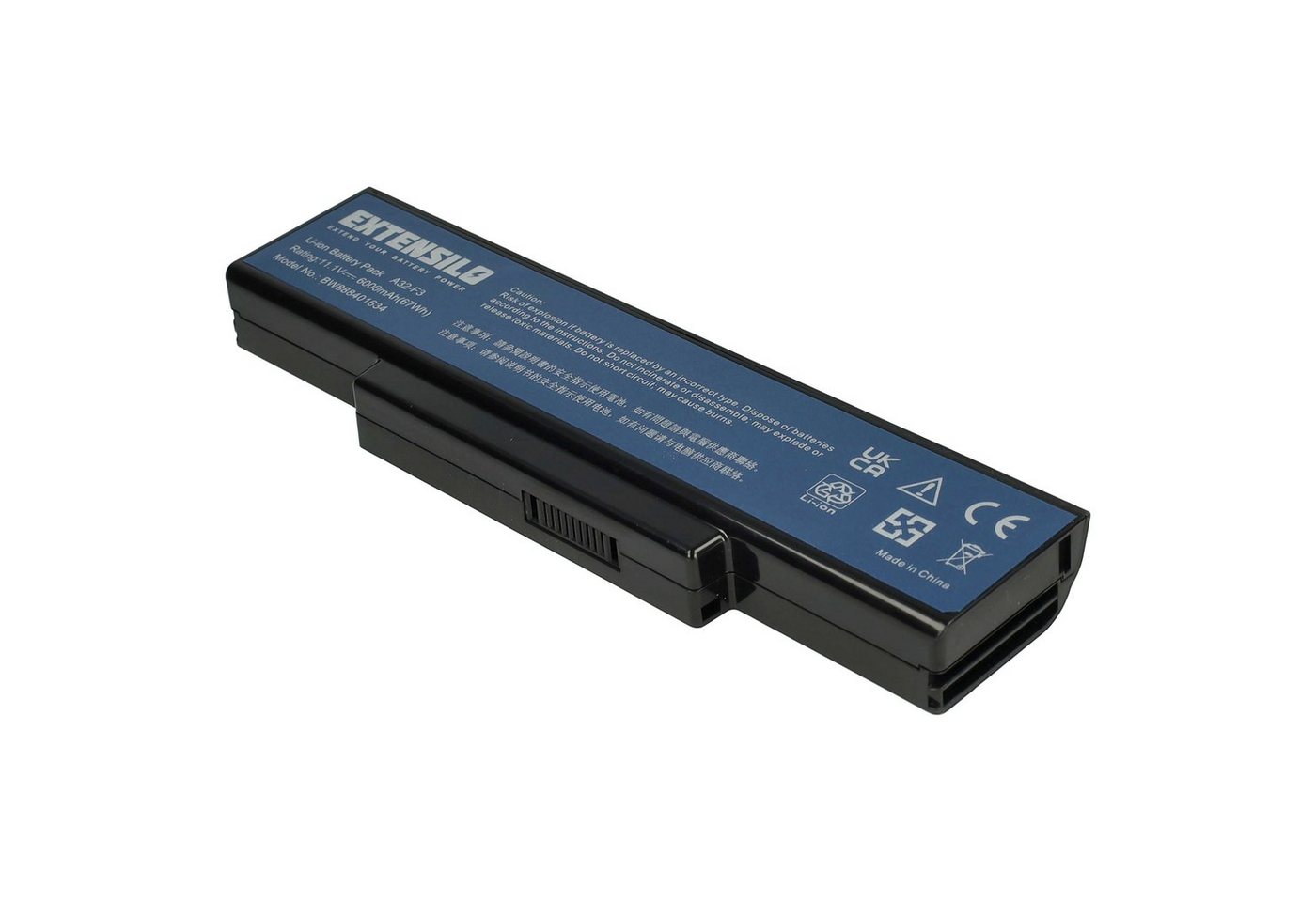 Extensilo kompatibel mit Maxdata Pro VR600, VR610, VR601, VR630 Laptop-Akku Li-Ion 6000 mAh (11,1 V) von Extensilo