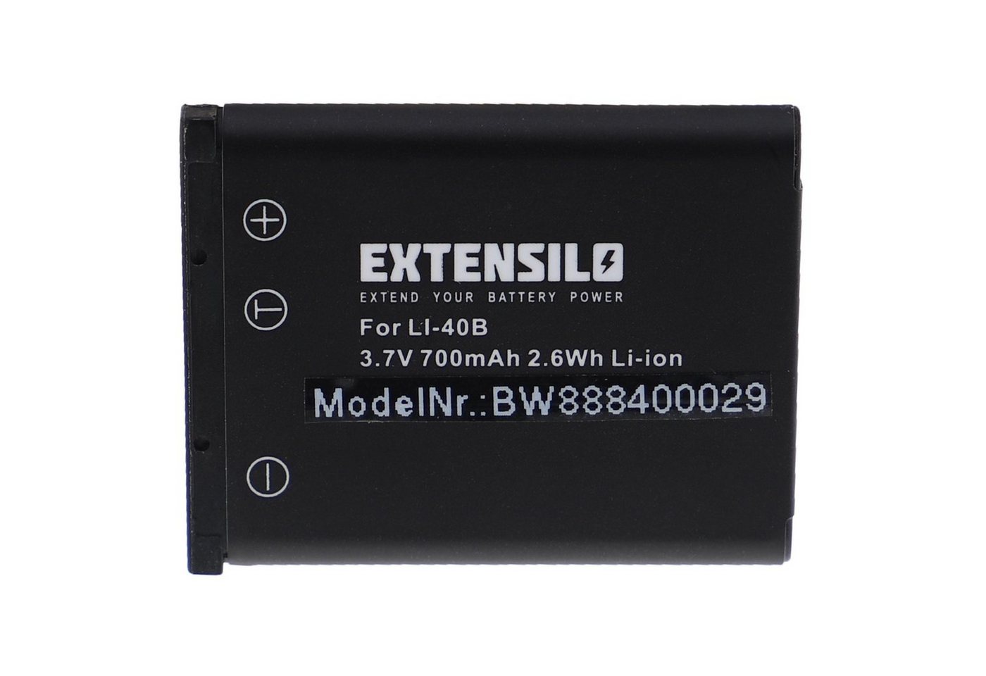 Extensilo kompatibel mit Medion MD86930, MD87366, MD87657, MD87857, MD86831 Kamera-Akku Li-Ion 700 mAh (3,7 V) von Extensilo