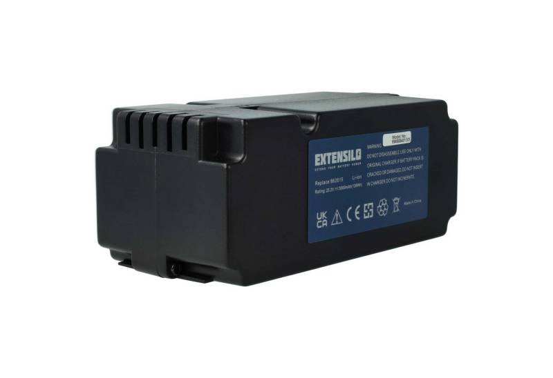 Extensilo passend für Yard Force SA900, SA800PRO, SA900B, SA650B, SA600H, Akku Li-Ion 5000 mAh von Extensilo