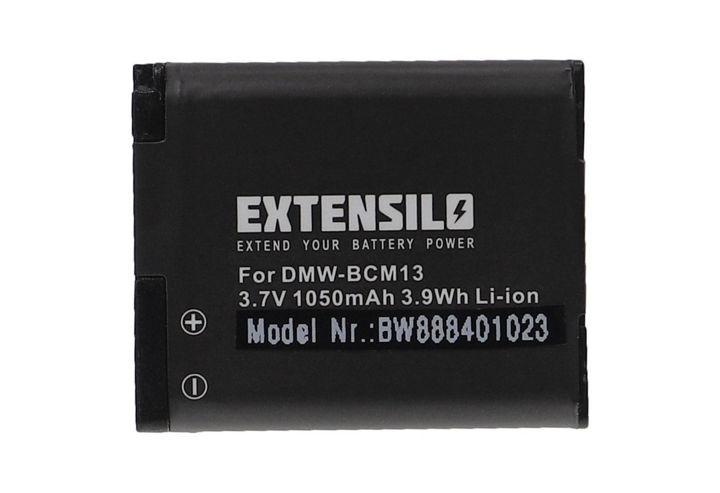 Extensilo passend für Panasonic Lumix DMC-FT5S, DMC-FT5K, DMC-FT5D, DMC-FT5A, Kamera-Akku Li-Ion 1050 mAh von Extensilo