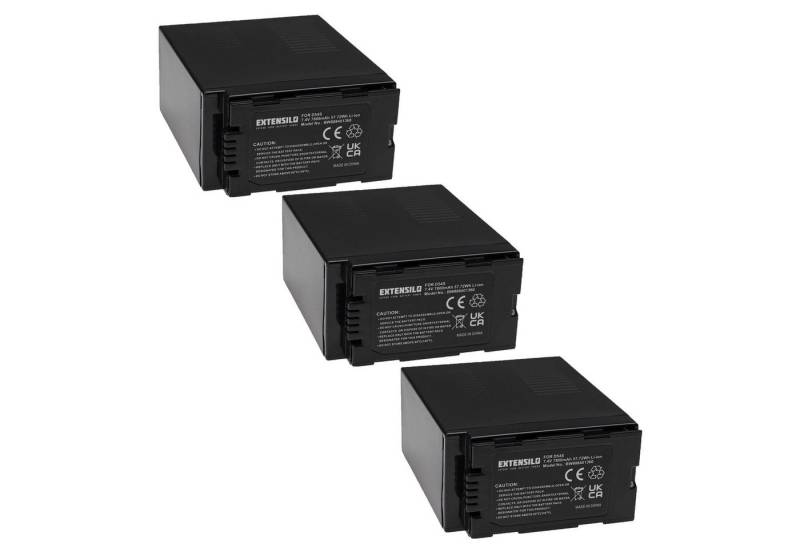 Extensilo passend für Panasonic NV-MX8, NV-MX500EN, NV-MX7 Digitalkamera / Kamera-Akku Li-Ion 7800 mAh von Extensilo
