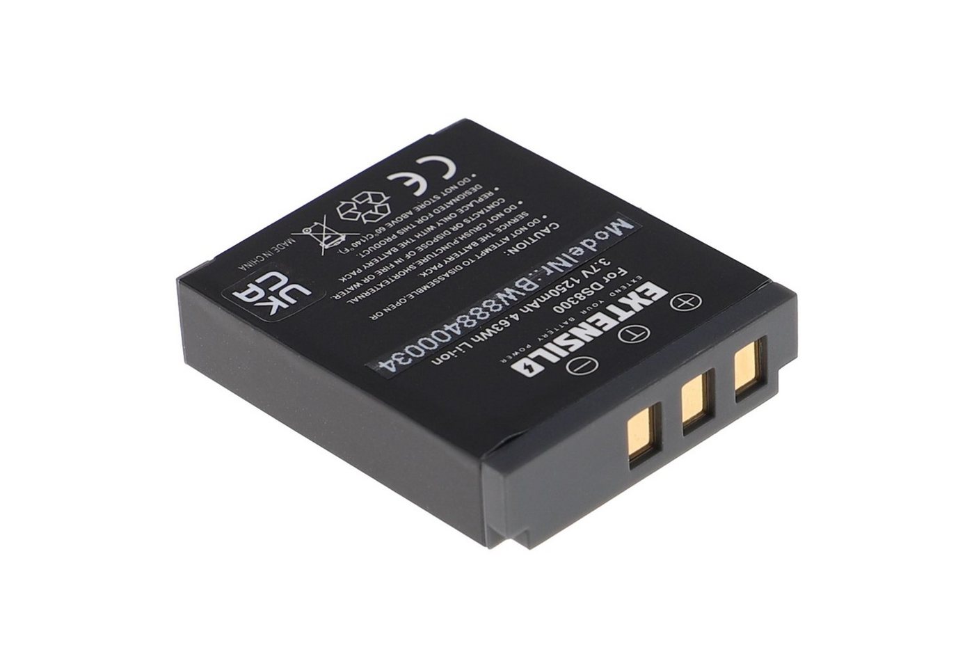 Extensilo passend für Premier DS8330 Kamera / Foto / Kompaktkamera (1250 mAh, Kamera-Akku Li-Ion 1250 mAh von Extensilo