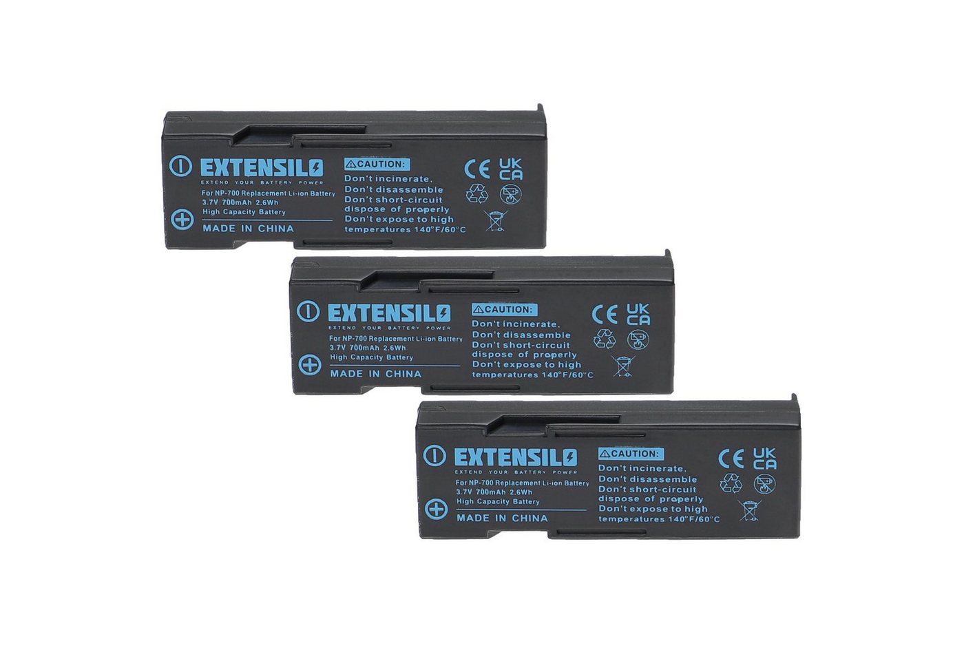 Extensilo passend für Sanyo Xacti VPC-A5 Kamera / Foto Digitalkamera / Foto DSLR Kamera-Akku Li-Ion 700 mAh von Extensilo