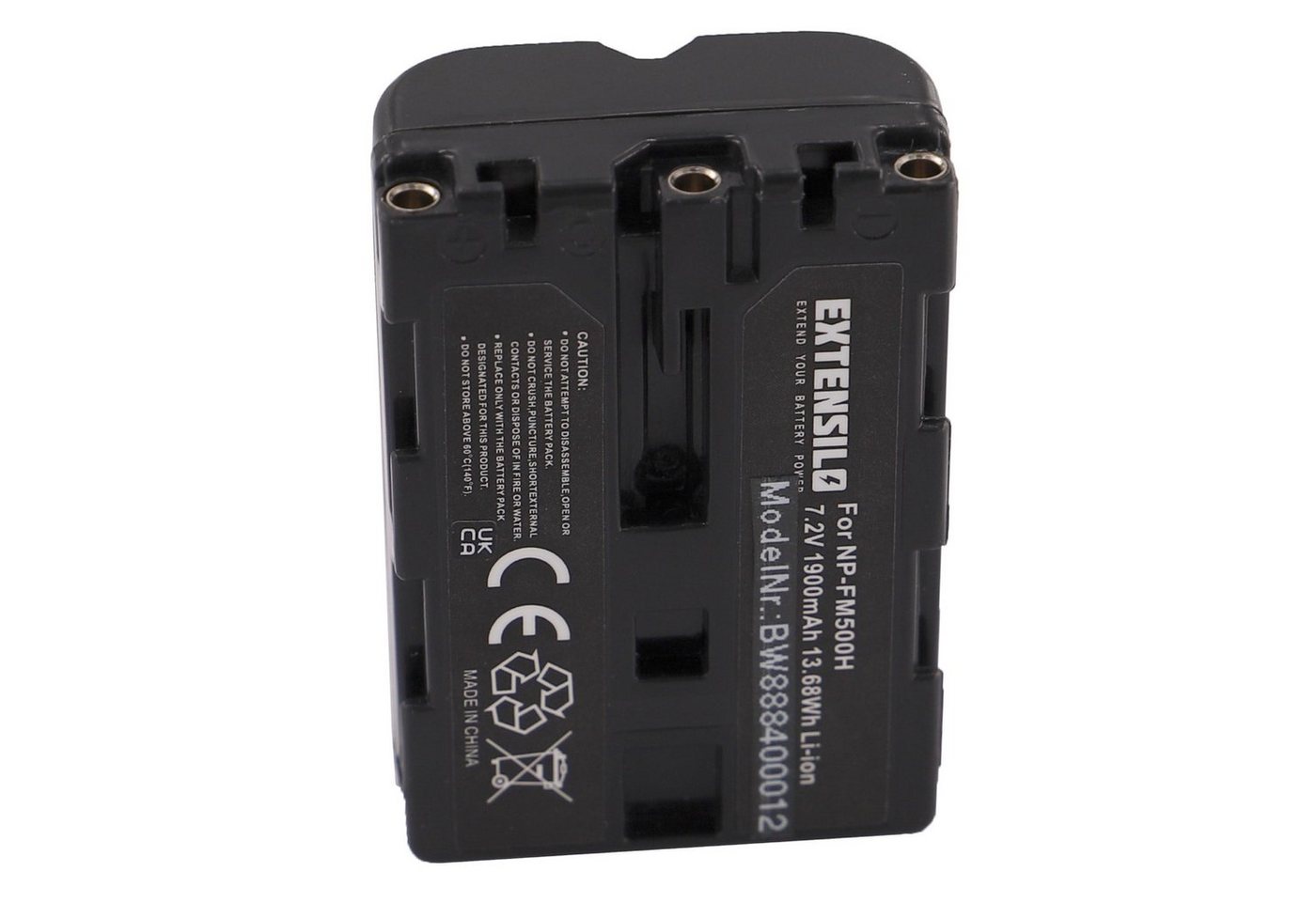 Extensilo passend für Sony Alpha ILCA-77M2, SLT-A57K, ILCA-77M2M, DSLR-A850Q, Kamera-Akku Li-Ion 1900 mAh von Extensilo