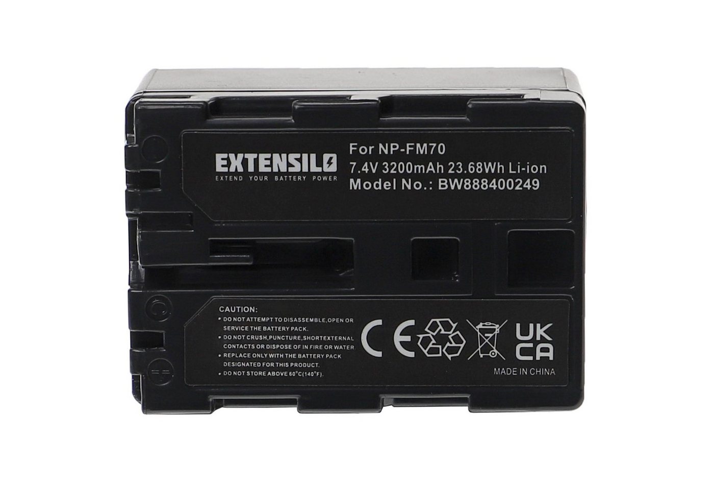 Extensilo passend für Trotec IC120, IC60, IC100, IC80 Kamera / Camcorder Analog Kamera-Akku Li-Ion 3200 mAh von Extensilo