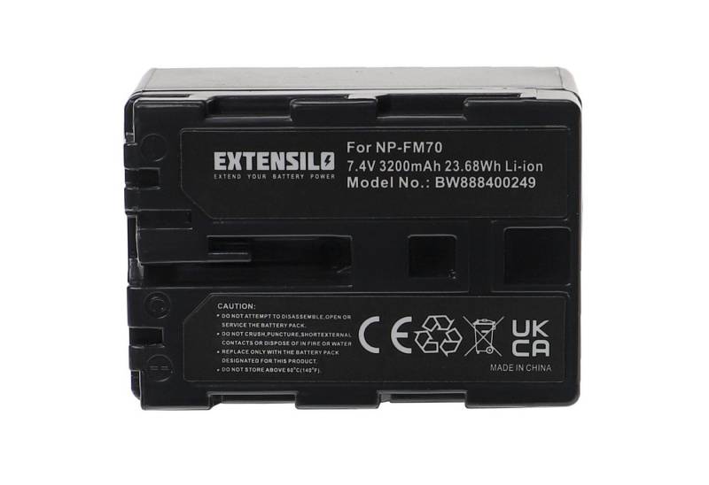 Extensilo passend für Trotec IC120, IC60, IC100, IC80 Kamera / Camcorder Analog Kamera-Akku Li-Ion 3200 mAh von Extensilo