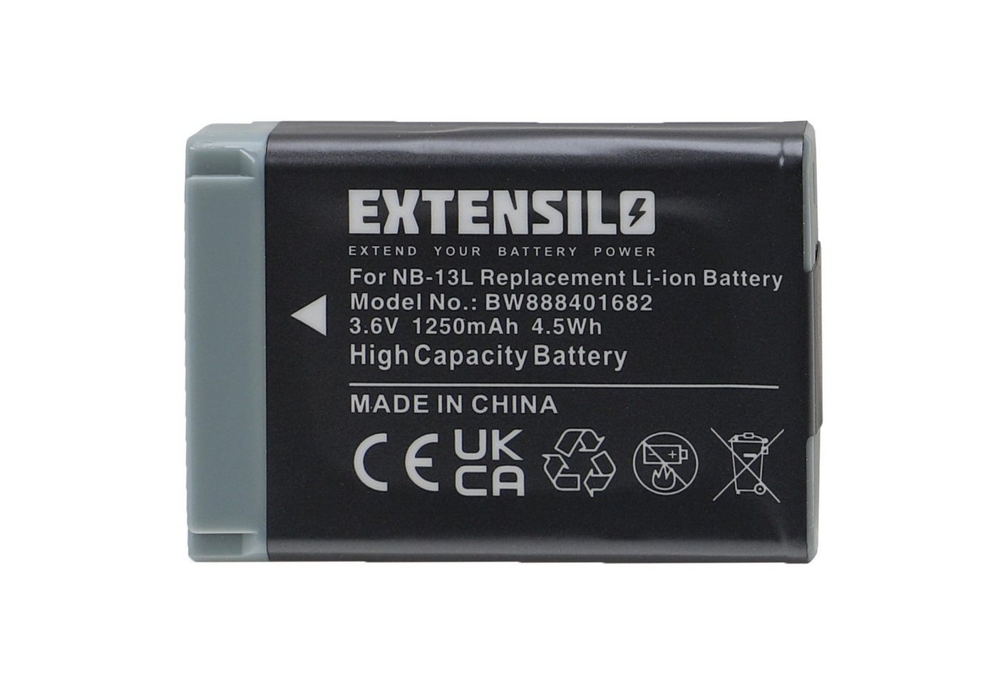 Extensilo passend für Canon PowerShot G5 X, G7 X Mark II, G1 X Mark III, G7 X Kamera-Akku Li-Ion 1250 mAh Extensilo passend für Canon PowerShot G5 X, G7 X Mark II, G1 X Mark III, G7 X Kamera-Akku Li-Ion 1250 mAh von Extensilo