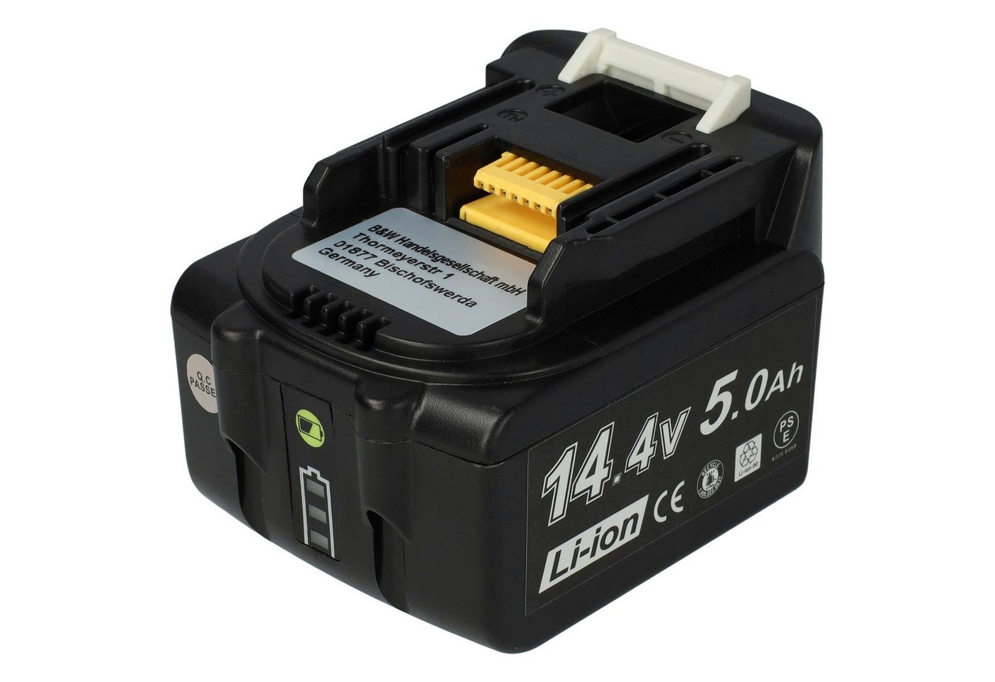 Extensilo passend für Makita TS130DRFX, TW152, TW152DZ, TW152D, TW152DRFX Akku Li-Ion 5000 mAh Extensilo passend für Makita TS130DRFX, TW152, TW152DZ, TW152D, TW152DRFX Akku Li-Ion 5000 mAh von Extensilo