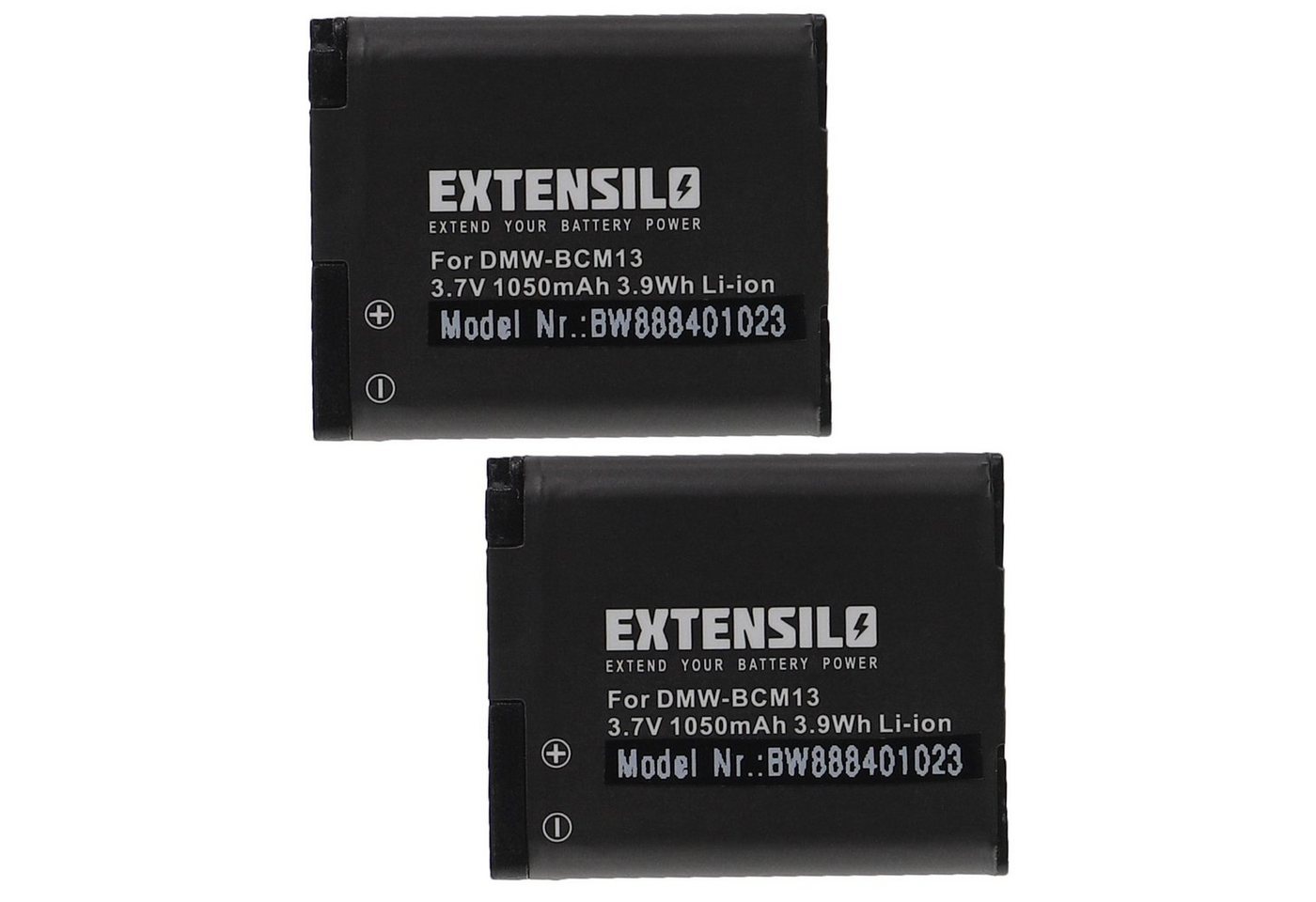 Extensilo passend für Panasonic Lumix DMC-TS5, DMC-TS5A, DMC-TS5D, DMC-TS5K, DMC-TS5S, DMC-TS6, DMC-TZ40 Kamera / Foto Digitalkamera (1050mAh, 3,7V, Li-Ion) Kamera-Akku 1050 mAh von Extensilo