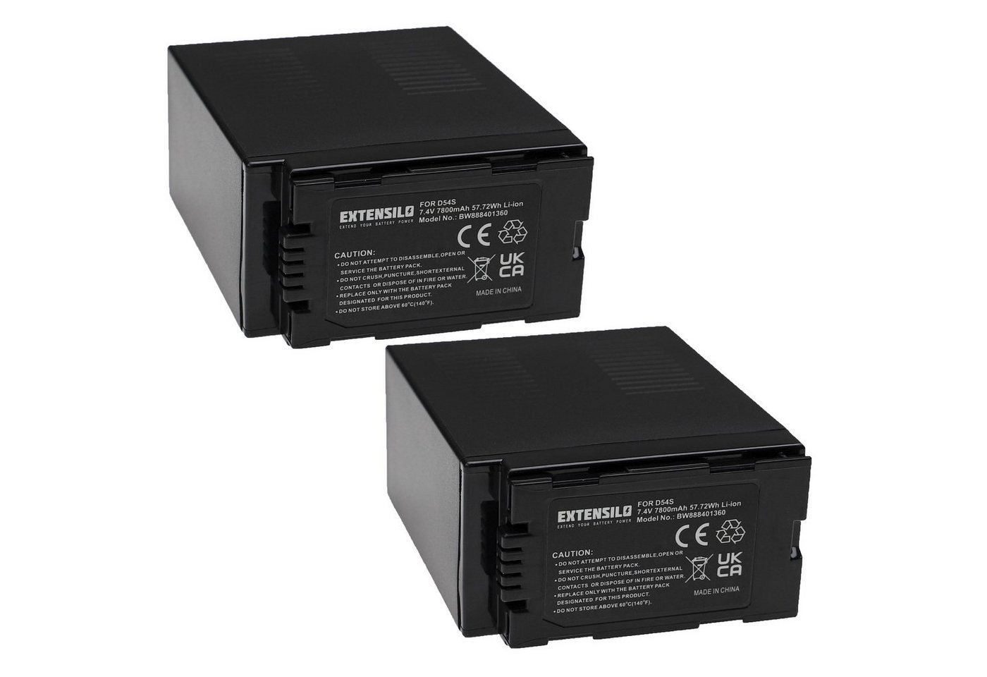 Extensilo passend für Panasonic NV-DS12, NV-DS11, NV-DS150, NV-DS15, NV-DS27, Kamera-Akku Li-Ion 7800 mAh Extensilo passend für Panasonic NV-DS12, NV-DS11, NV-DS150, NV-DS15, NV-DS27, Kamera-Akku Li-Ion 7800 mAh von Extensilo