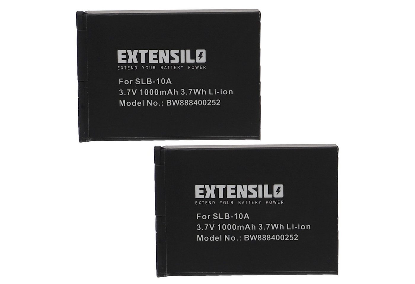 Extensilo passend für Samsung ES50, ES55, ES60, HZ10W, HZ15W, IT100, L100, L110, L200, L210, EX2F, ES63 Kamera / Foto Digitalkamera / Foto DSLR (1000mAh, 3,7V, Li-Ion) Kamera-Akku 1000 mAh von Extensilo