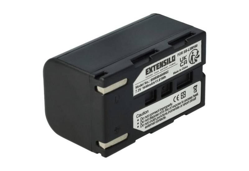 Extensilo passend für Samsung SC-D6550, VP-D352i, VP-D352, VP-D351i, VP-D351, Kamera-Akku Li-Ion 1640 mAh von Extensilo