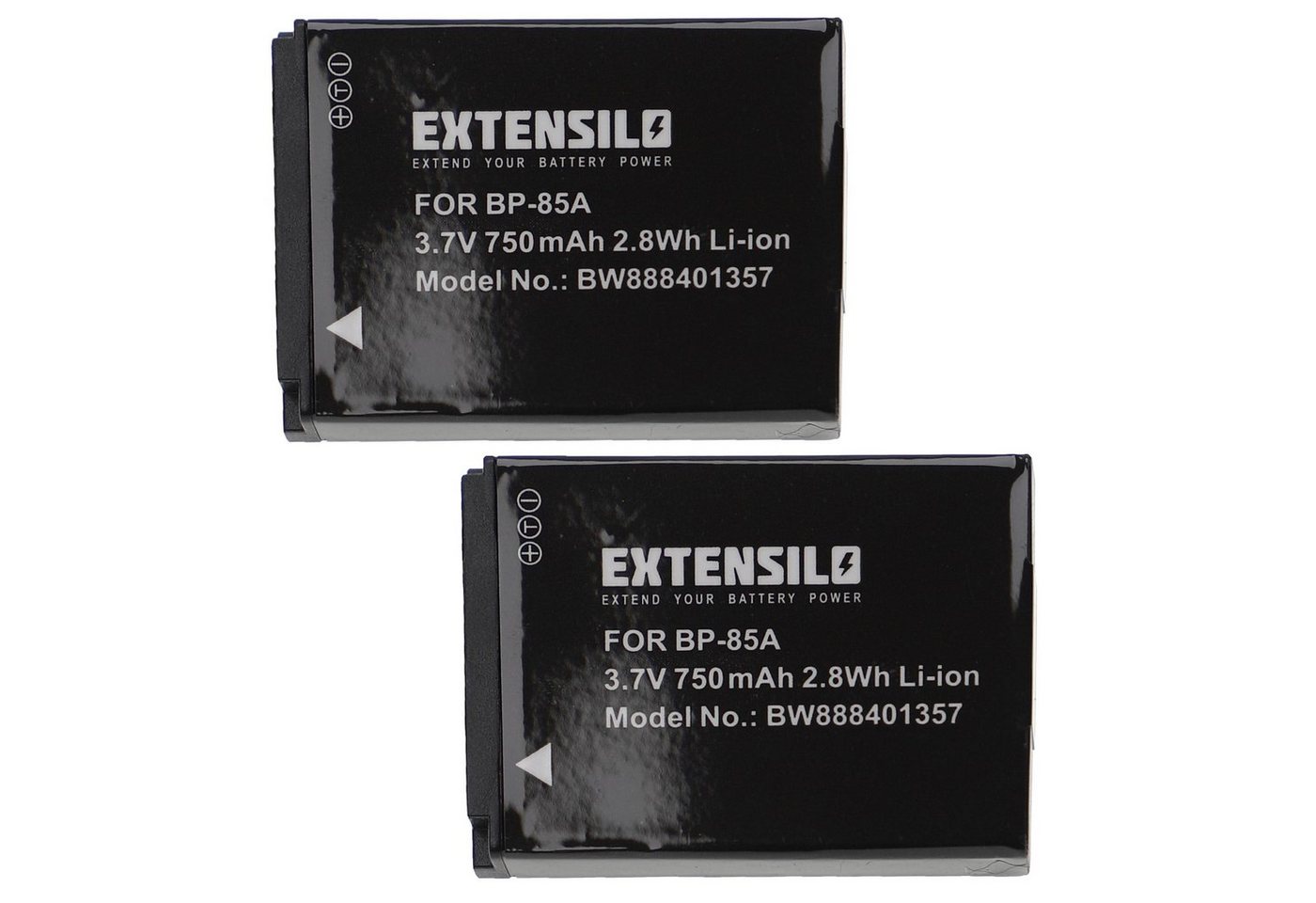 Extensilo passend für Samsung ST200, WB210, ST200F, PL210, SH100 Digitalkamera / Kamera-Akku Li-Ion 750 mAh von Extensilo