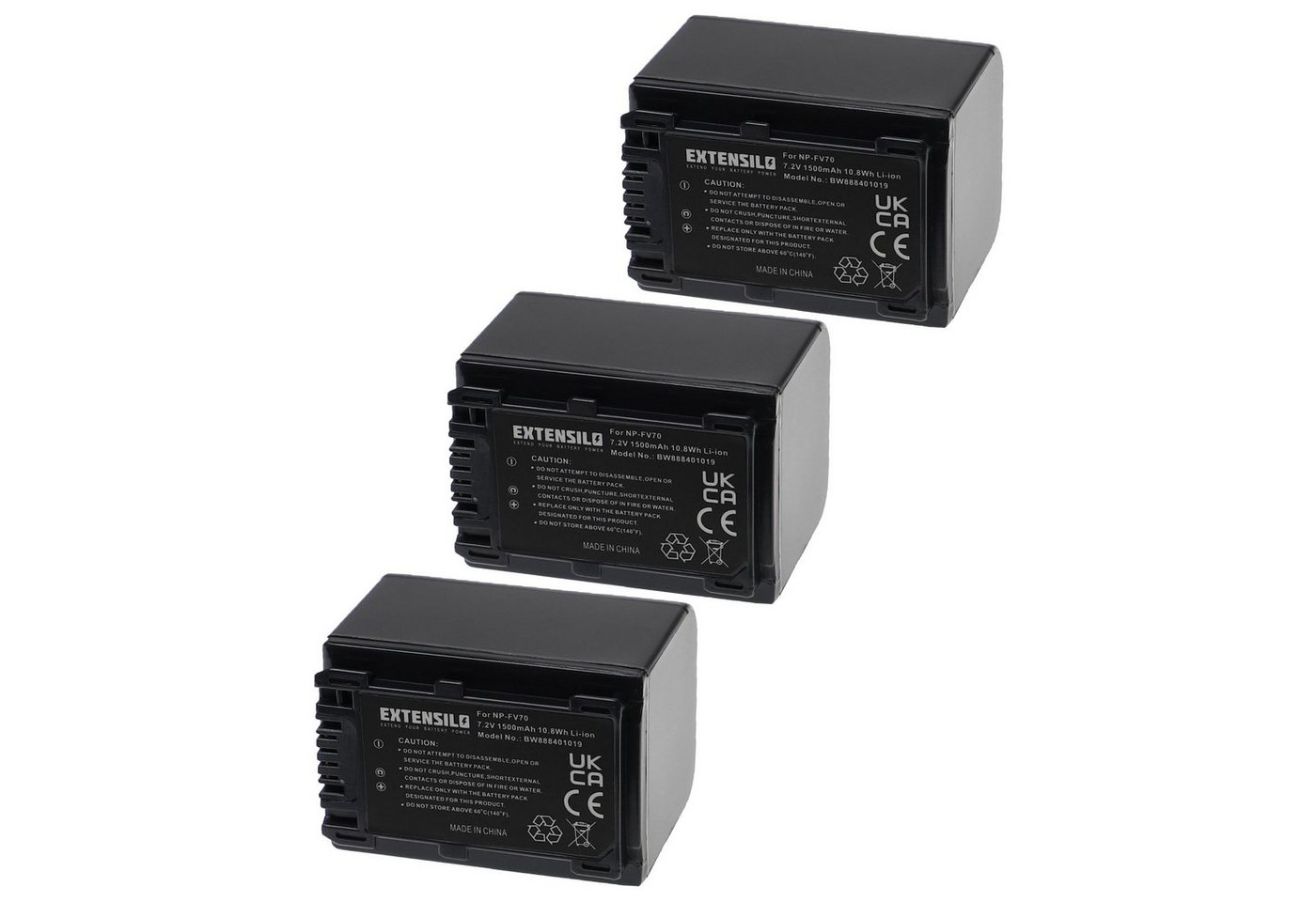 Extensilo passend für Sony DEV-50V, FDR-AX100E, DSC-HX1, DSLR-A330, DSLR-A230, Kamera-Akku Li-Ion 1500 mAh Extensilo passend für Sony DEV-50V, FDR-AX100E, DSC-HX1, DSLR-A330, DSLR-A230, Kamera-Akku Li-Ion 1500 mAh von Extensilo