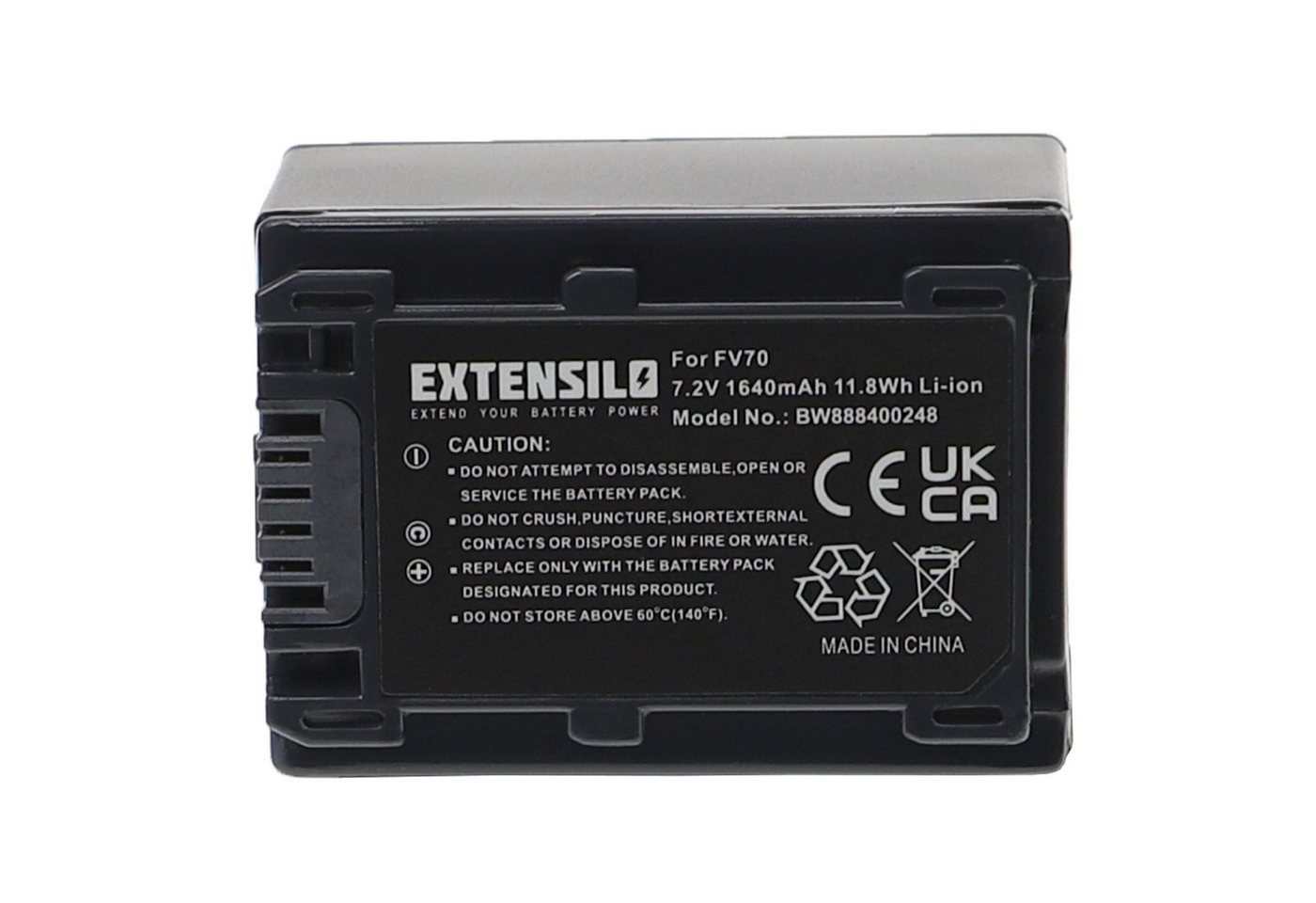 Extensilo Ersatz für Sony NP-FH100, NP-FH50, NP-FV70, NP-FV50, NP-FH71, NP-FV100 Kamera-Akku Li-Ion 1640 mAh Extensilo Ersatz für Sony NP-FH100, NP-FH50, NP-FV70, NP-FV50, NP-FH71, NP-FV100 Kamera-Akku Li-Ion 1640 mAh von Extensilo